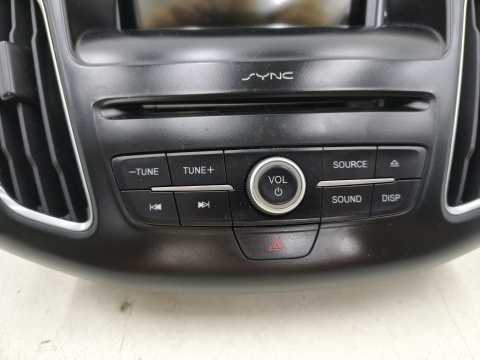 Radio Ford Focus Mk3 14-19r. lift wyświetlacz nawigacja tuner oryginalny fabryczny panel jm5t-14g370-hnc