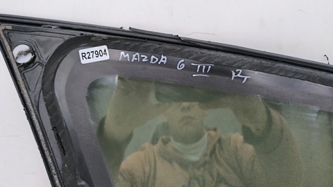 Szyba boczna Mazda 6 III GJ 12-24r. kombi prawy tylny trójkąt karoseryjna przyciemniana