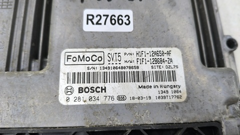 Komputer silnika Ford Focus Mk3 10-19r. 1.5 TDCI sterownik ECU h1f1-12a650-af 0281034776