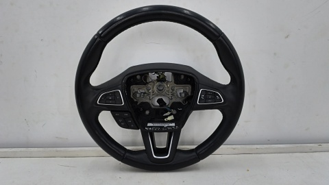 Kierownica Ford Focus Mk3 10-19r. skórzana trójramienna multifunkcyjna podgrzewana EUROPA gv413600jd3zhe
