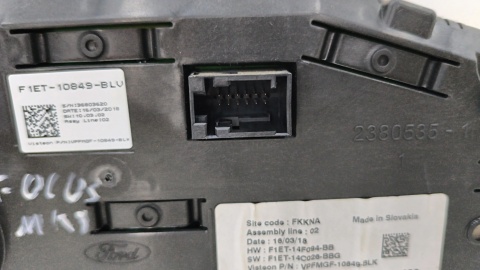 Licznik Ford Focus Mk3 10-19r. zegary wskaźnik wyświetlacz f1et-10849-blv