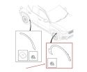 Listwa Volvo XC40 EX40 Volvo C40 22r.- NOWY prawy przedni rant nadkola błotnika nakładka strukturalna prawy przód 32409189