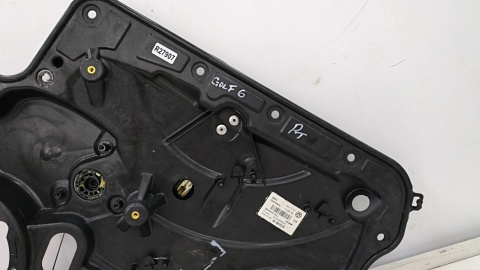 Podnośnik szyb VW Golf 6 VI HB 08-12r. prawa tylna obudowa panel stelaż linki podnoszenia bez silniczka 5k4839730j