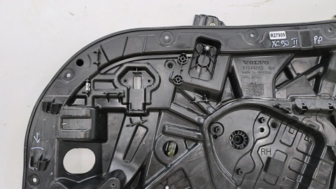 Podnośnik szyb Volvo XC90 II 14r.- prawa przednia obudowa panel stelaż linki podnoszenia bez silniczka 31349763