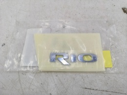 Znaczek Kia Rio 3 III 11-17r. NOWY napis znaczek emblemat na klapę bagażnika chrom ORYGNALNY 863101w000