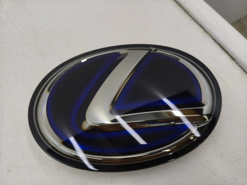 Znaczek Lexus RX IV 450h 15-22r NOWY przedni znaczek atrapy grilla pod radar zderzaka maski emblemat przód ORYGNALNY 53141-30500