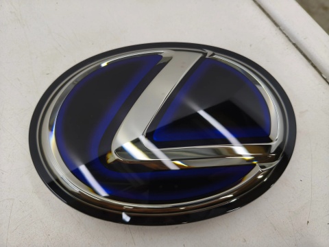 Znaczek Lexus RX IV 450h 15-22r NOWY przedni znaczek atrapy grilla pod radar zderzaka maski emblemat przód ORYGNALNY 53141-30500