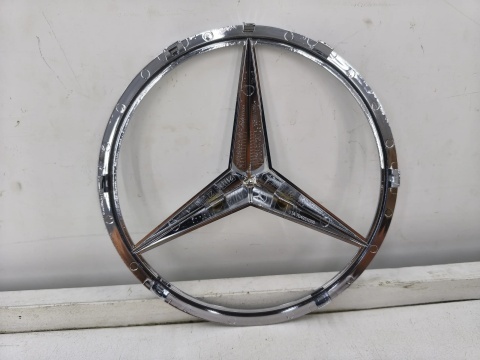 Znaczek Mercedes w177 w247 CLA c118 18r.- NOWY przedni znaczek atrapy 185mm. zderzaka maski emblemat przód ORYGNALNY a0008171001