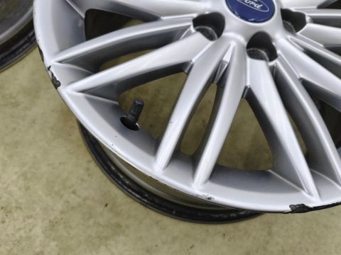 Felgi aluminiowe Ford Focus Mk3 C-Max Mk2 Connect 10-19r. r16 cali 7jx16 ET50 5x108 CH63 z czujnikami KOMPLET Borbet F1EJ-A1B