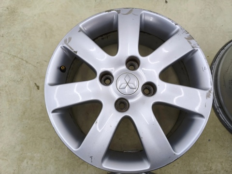 Felgi aluminiowe Mitsubishi Colt VI 6 Z30 04-12r. r16 cali 6,5jx16 ET48 4x114,3 CH67 felgi oryginalne KOMPLET mr594967