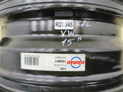 Felgi stalowe VW Golf VII T-Roc Audi A3 8v Leon III Ateca Octavia III 12r.- 15 cali 6jx15 ET43 5x112 CH57 KOMPLET Südrad 155801