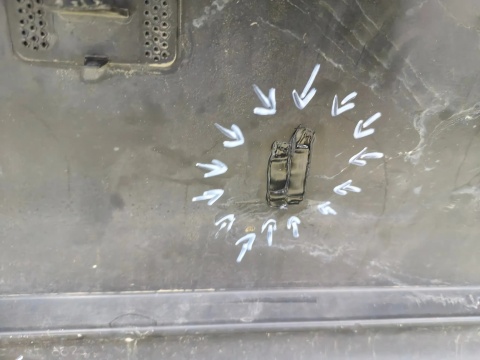 Zderzak tylny Fiat 500 15-24r. Lift tył 3XPDC 735695621