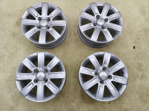 Felgi aluminiowe Mitsubishi Colt VI 6 Z30 04-12r. r15 cali 6jx15 ET46 4x114,3 CH67 felgi oryginalne KOMPLET 4250b671