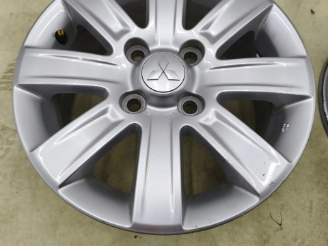 Felgi aluminiowe Mitsubishi Colt VI 6 Z30 04-12r. r15 cali 6jx15 ET46 4x114,3 CH67 felgi oryginalne KOMPLET 4250b671