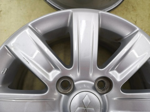 Felgi aluminiowe Mitsubishi Colt VI 6 Z30 04-12r. r15 cali 6jx15 ET46 4x114,3 CH67 felgi oryginalne KOMPLET 4250b671
