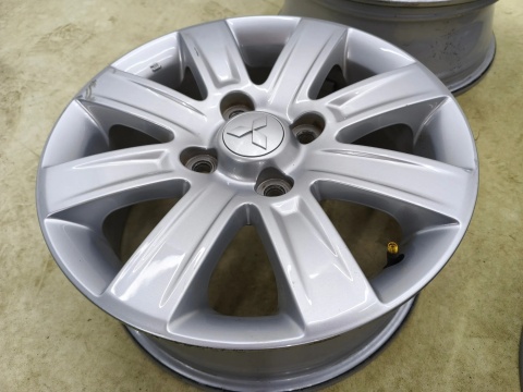 Felgi aluminiowe Mitsubishi Colt VI 6 Z30 04-12r. r15 cali 6jx15 ET46 4x114,3 CH67 felgi oryginalne KOMPLET 4250b671