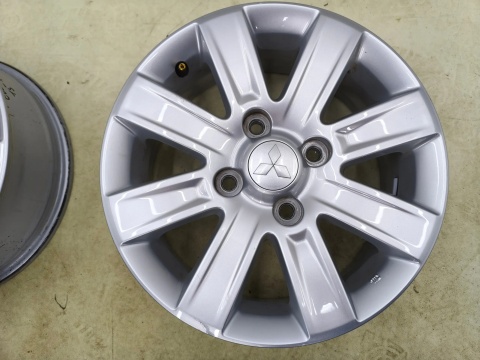 Felgi aluminiowe Mitsubishi Colt VI 6 Z30 04-12r. r15 cali 6jx15 ET46 4x114,3 CH67 felgi oryginalne KOMPLET 4250b671