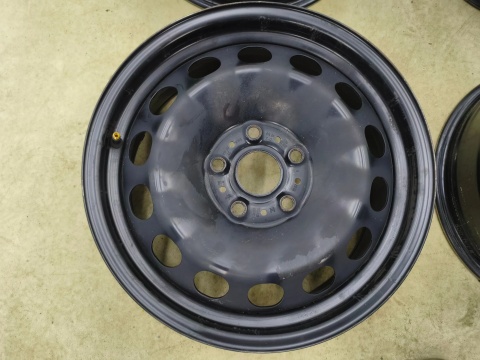 Felgi stalowe VW Golf VII Octavia III Audi A3 8v Leon 12-20r. 16 cali 6,5jx16 ET46 5x112 CH57,1 KOMPLET 5q0601027m 5q0601027p