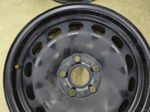 Felgi stalowe VW Golf VII Octavia III Audi A3 8v Leon 12-20r. 16 cali 6,5jx16 ET46 5x112 CH57,1 KOMPLET 5q0601027m 5q0601027p