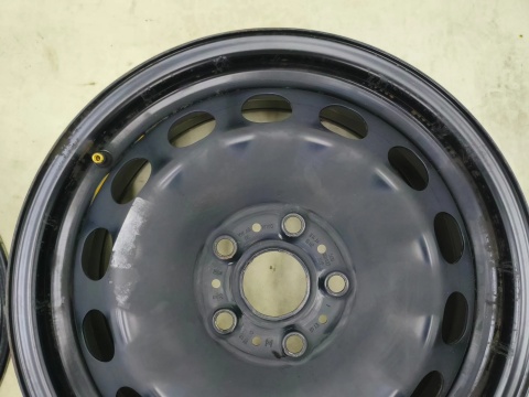 Felgi stalowe VW Golf VII Octavia III Audi A3 8v Leon 12-20r. 16 cali 6,5jx16 ET46 5x112 CH57,1 KOMPLET 5q0601027m 5q0601027p