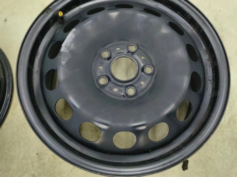 Felgi stalowe VW Golf VII Octavia III Audi A3 8v Leon 12-20r. 16 cali 6,5jx16 ET46 5x112 CH57,1 KOMPLET 5q0601027m 5q0601027p