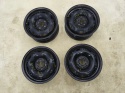 Felgi stalowe VW Polo IV 9n Fox Fabia I Ibiza III Toledo 02r.- 14 cali 5jx14 ET43 5x100 CH57,1 KOMPLET 6q0601027a