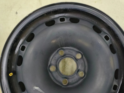 Felgi stalowe VW Polo Ibiza Fabia 2 II Roomster Praktik 07-14r. 15 cali 6jx15 ET43 5x100 CH57,1 KOMPLET 6q0601027m
