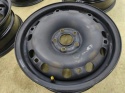 Felgi stalowe VW Polo Ibiza Fabia 2 II Roomster Praktik 07-14r. 15 cali 6jx15 ET43 5x100 CH57,1 KOMPLET 6q0601027m