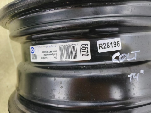Felga stalowa Mitsubishi Colt 6 VI Z30 Smart Forfour 454 04-12r. 14 cali 5,5jx14 ET46 4x114,3 CH67 KFZ6670 2140201
