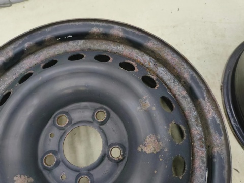 Felgi stalowe Nissan Qashqai I J10 06-13r. 16 cali 6,5jx16 5x114,3 ET40 CH66 r16 z czujnikami ciśnienia KOMPLET 40300-4ea0b