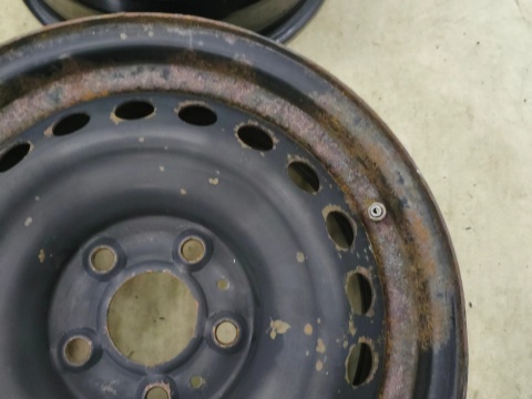 Felgi stalowe Nissan Qashqai I J10 06-13r. 16 cali 6,5jx16 5x114,3 ET40 CH66 r16 z czujnikami ciśnienia KOMPLET 40300-4ea0b