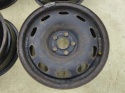Felgi stalowe VW Golf IV Audi A3 8L Octavia I Leon I 97-06r. 15 cali 6jx15 ET38 5x100 CH57,1 KOMPLET 1j0601027q