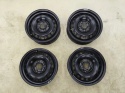 Felgi stalowe VW Golf Touran Caddy Octavia Leon 6jx15 5x112 ET47 CH 57,1 15 cali ORYGINALNE KOMPLET 1k0601027c
