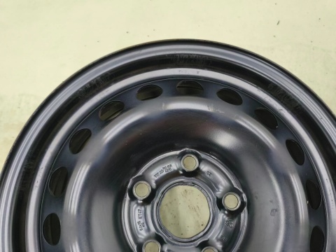 Felgi stalowe VW Golf Touran Caddy Octavia Leon 6jx15 5x112 ET47 CH 57,1 15 cali ORYGINALNE KOMPLET 1k0601027c