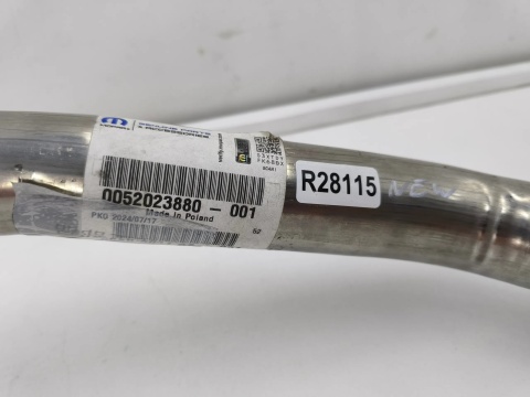 Wydech Fiat 500 12r.- NOWA rura wydechu do tłumika końcowego oryginalna 52023880 68403041aa