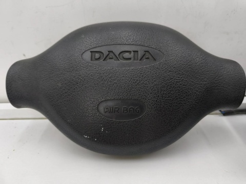 Airbag Dacia Logan I 04-12r. poduszka powietrzna kierownicy zaślepka z poduszką deski moduł KPL 8200748155 8201002828 8200793386