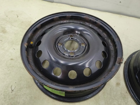 Felgi stalowe Nissan Micra IV K13 10-16r. 15 cali 5,5jx15 4x100 ET50 CH60 ORYGINALNE KOMPLET 40300-ax707