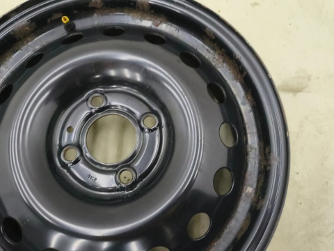 Felgi stalowe Nissan Micra IV K13 10-16r. 15 cali 5,5jx15 4x100 ET50 CH60 ORYGINALNE KOMPLET 40300-ax707