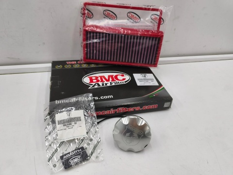 Filtr powietrza BMC Fiat 500 Abarth 500 08-24r. NOWY tuningowy zestaw filtra powietrza z korkiem paliwa ORYGINAŁ 71808390