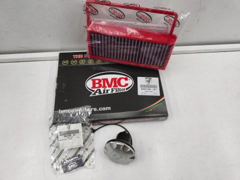 Filtr powietrza BMC Fiat 500 Abarth 500 08-24r. NOWY tuningowy zestaw filtra powietrza z korkiem paliwa ORYGINAŁ 71808390