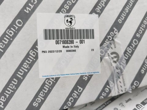 Filtr powietrza BMC Fiat 500 Abarth 500 08-24r. NOWY tuningowy zestaw filtra powietrza z korkiem paliwa ORYGINAŁ 71808390