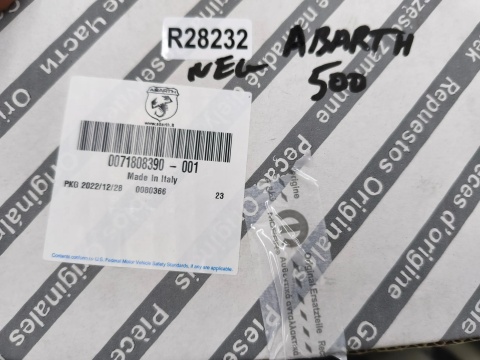 Filtr powietrza BMC Fiat 500 Abarth 500 08-24r. NOWY tuningowy zestaw filtra powietrza z korkiem paliwa ORYGINAŁ 71808390