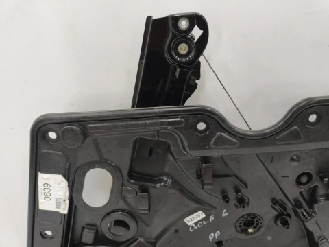 Podnośnik szyb VW Golf 6 VI HB 08-12r prawa przednia obudowa panel stelaż linki podnoszenia bez silniczka 5k1837730aa 5k0837756h