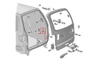 Prowadnica klapy VW Sharan 1 I Seat Alhambra Ford Galaxy Mk1 95-10r. NOWA prowadnica zamykania bagażnika lewa prawa 7m3827683