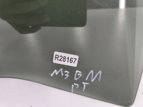 Szyba boczna Mazda 3 BM 13-18r. HB prawa tylna z drzwi przyciemniana oryginalna prawy przód