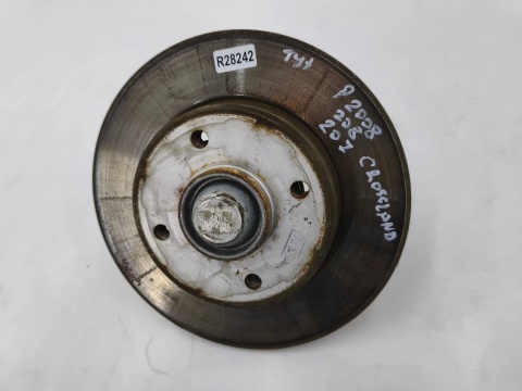 Zwrotnica Peugeot 2008 207 208 Crossland 12-19r. prawa lewa tylna piasta z łożyskiem i czujnikiem ABS 517633
