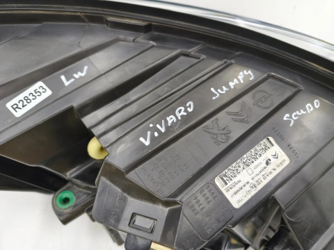 Lampa reflektor Citroen Jumpy SpaceTourer Scudo Ulysse Vivaro C Zafira Life 16-23r. lewa przednia Europa H1 H7 oryginał