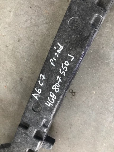 Absorber zderzaka Audi A6 C7 przednia pianka belki styropian 4G0807550J