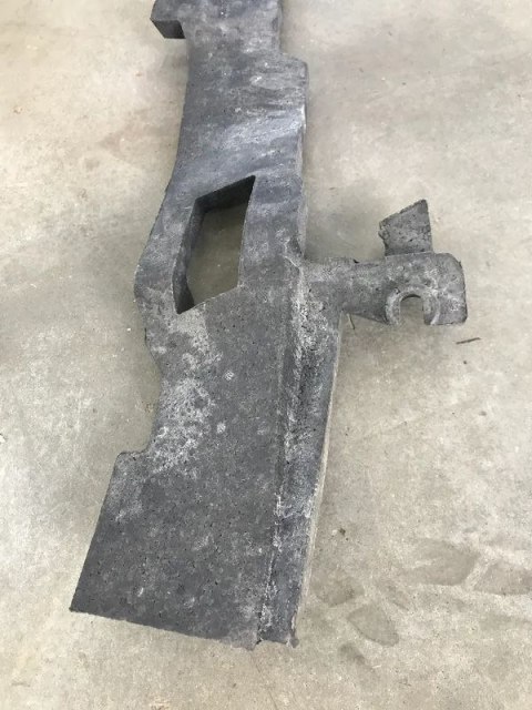 Absorber zderzaka Audi A6 C7 przednia pianka belki styropian 4G0807550J