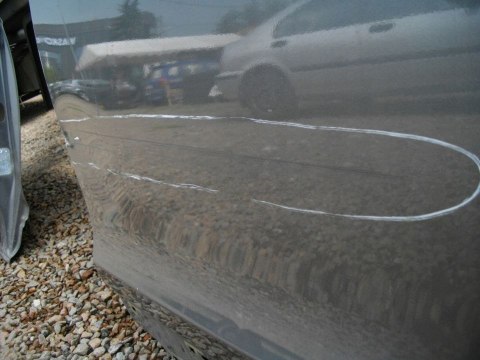 DRZWI AUDI Q7 4L0 LEWY TYŁ LEWE TYLNE